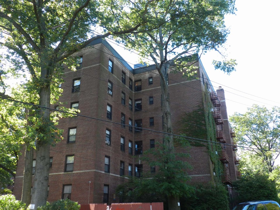 front of building