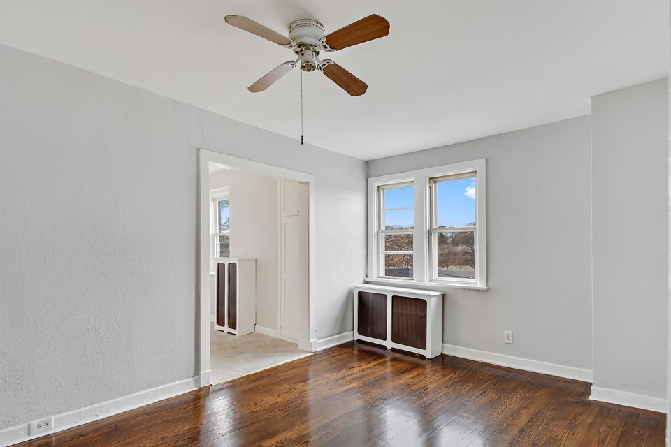 newly renovated living room